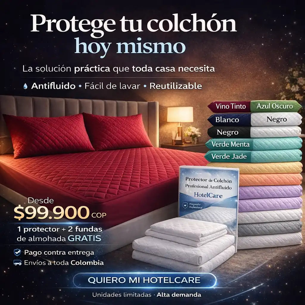 Protector de colchón antifluido con fundas
