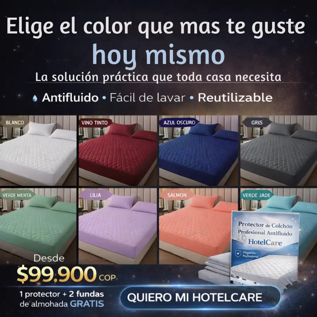 Protector de colchón antifluido con fundas